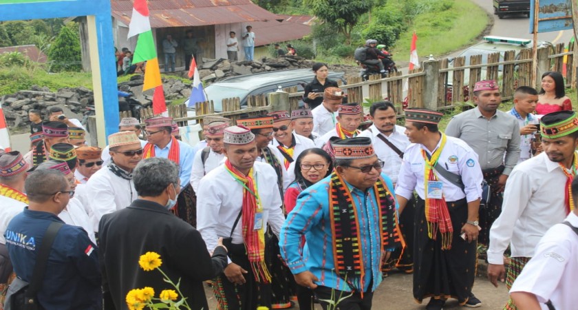 Buka Lomba FLS2N Tingkat MKKS SMA Manggarai Timur Inilah Pesan Bupati Andreas Agas