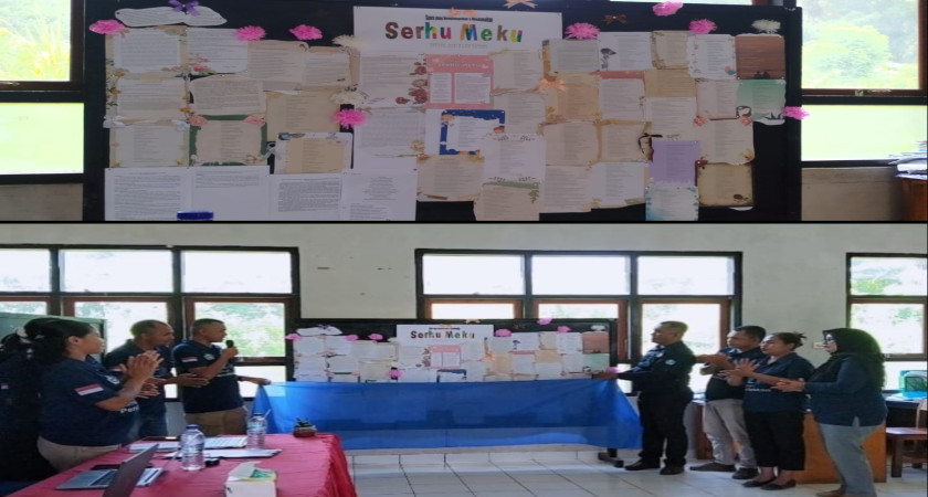 Mading Serhu Meku SMAN 6 Kota Komba: Koneksi OSOP Dengan One Student One Product Literacy