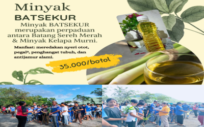 Siap One School One Product: Komunitas SMAN 6 Kota Komba Tanam Bahan Baku Minyak Batsekur